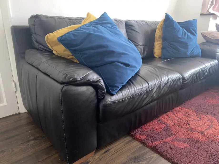 Leather Three Seater High Quality Sofa