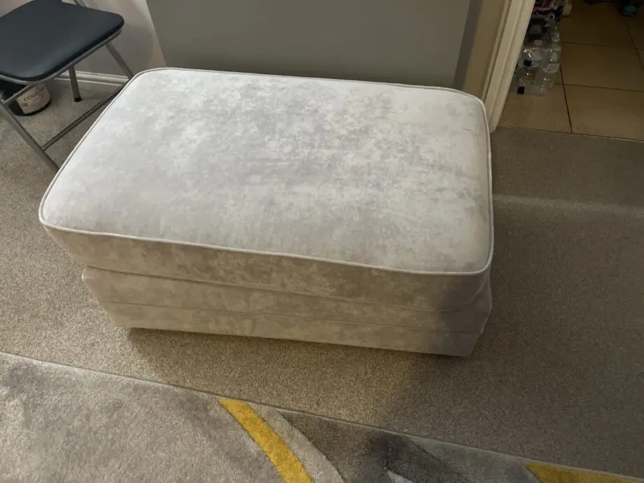 Right angle corner sofa light grey from Love sofas.