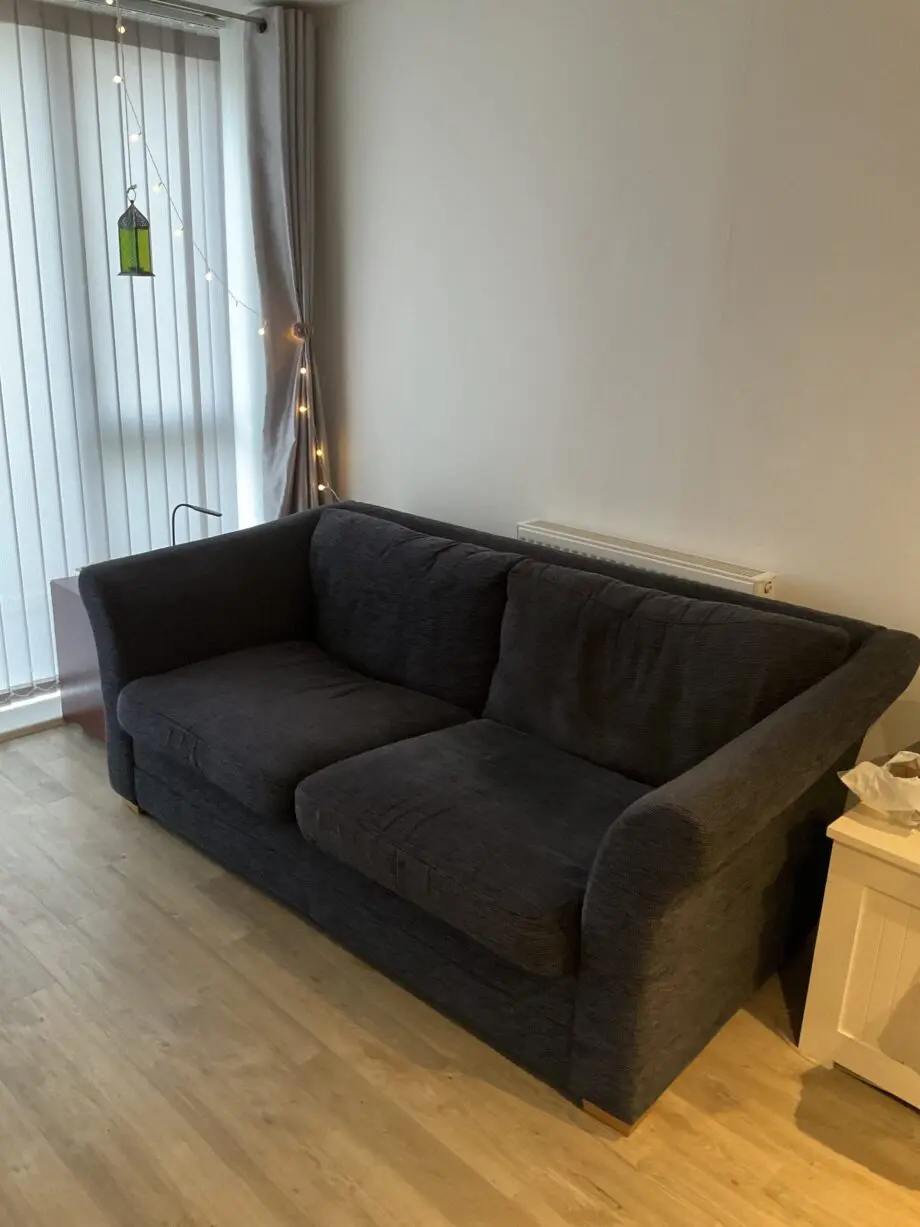 Large living room Sofa with Next Ltd fabric Dark Grey