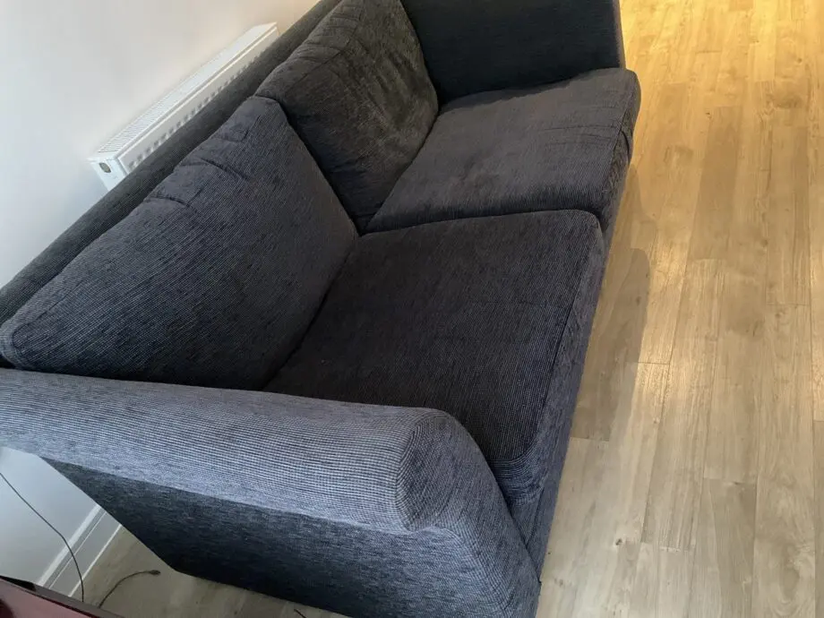 Large living room Sofa with Next Ltd fabric Dark Grey