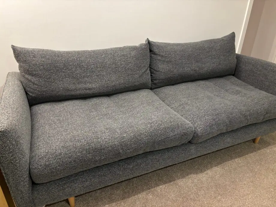 Barker & Stonehouse Levico Charcoal Grey 4 Seater Sofa