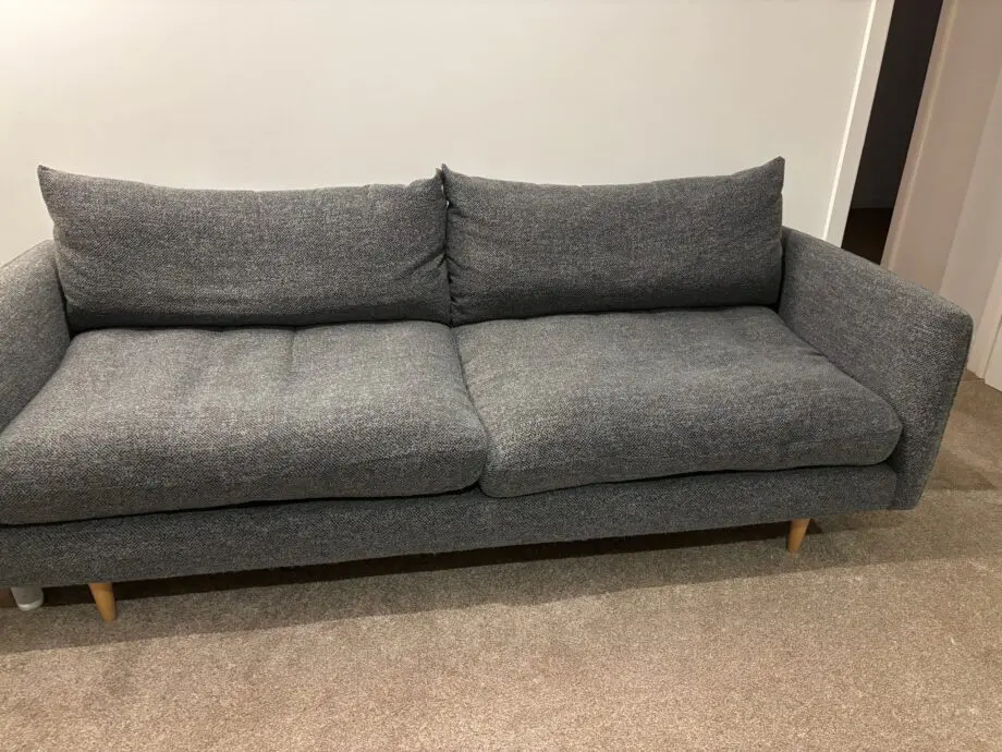 Barker & Stonehouse Levico Charcoal Grey 4 Seater Sofa