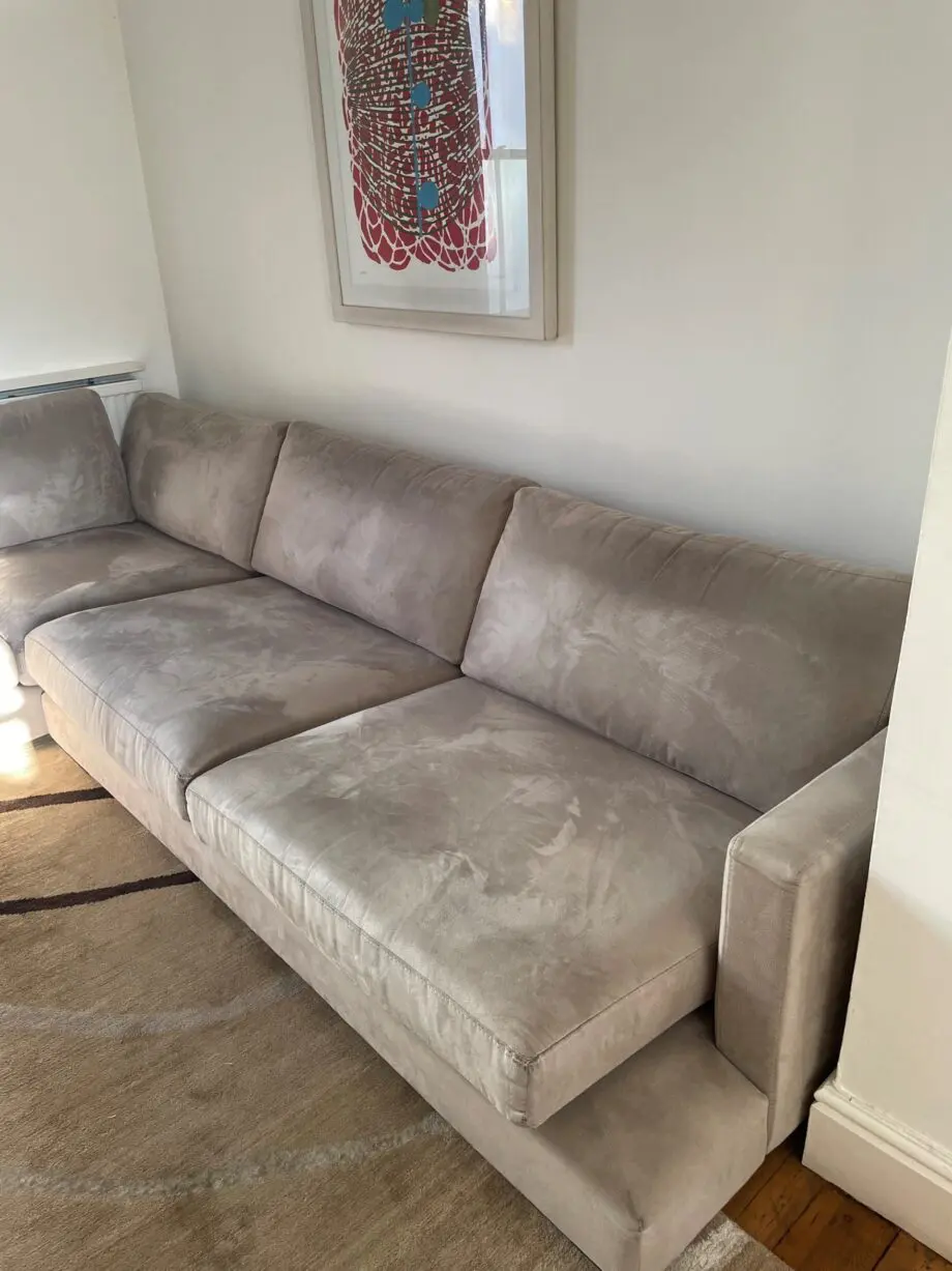 La Oca stone colour Corner Sofa