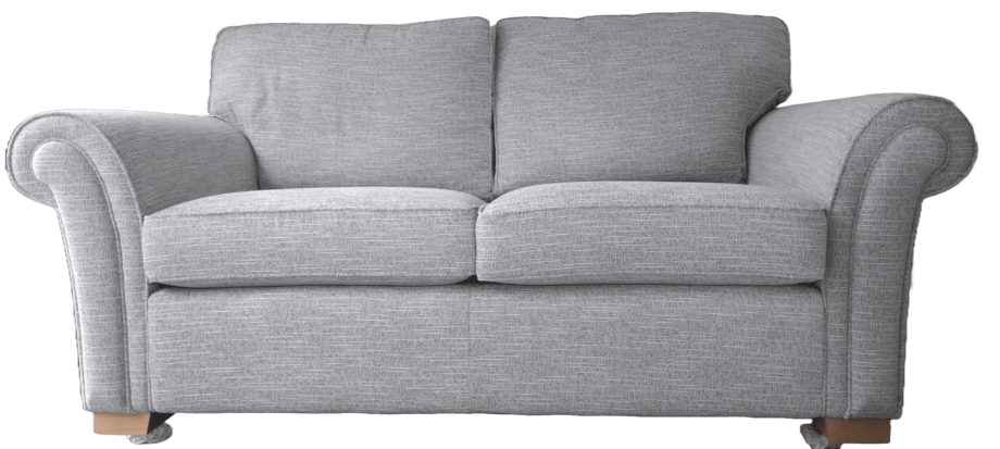 Grey fabric sofa set