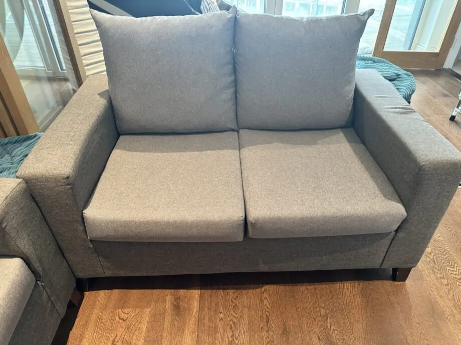Stylish 3+2 Seater Grey Sofa Set – Like New!