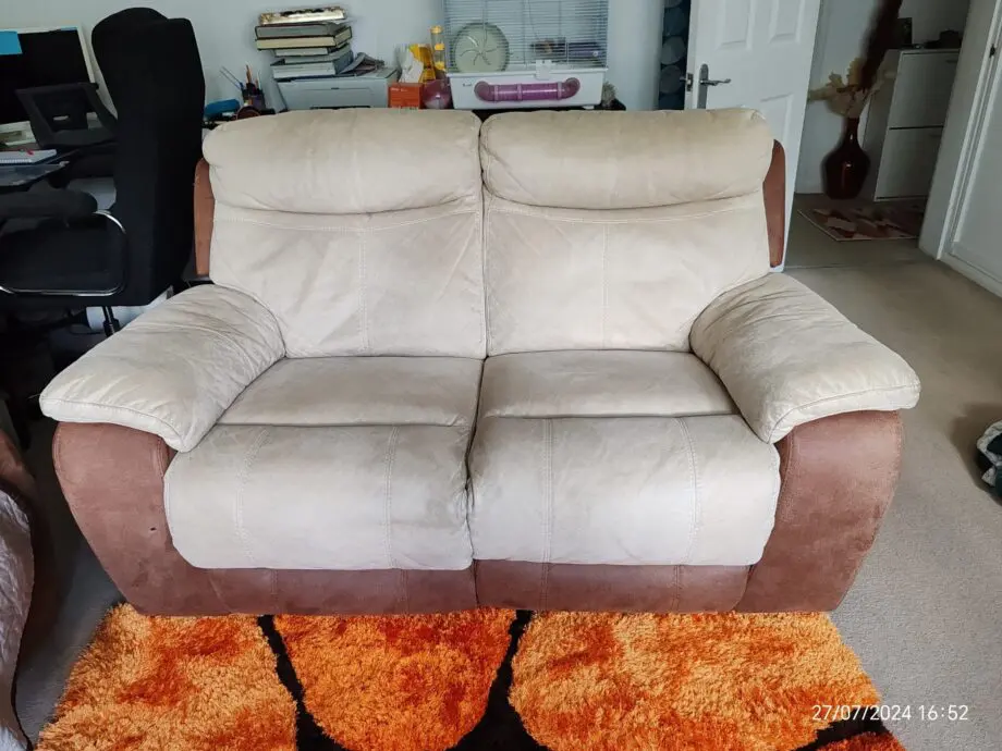 Used suede sofas