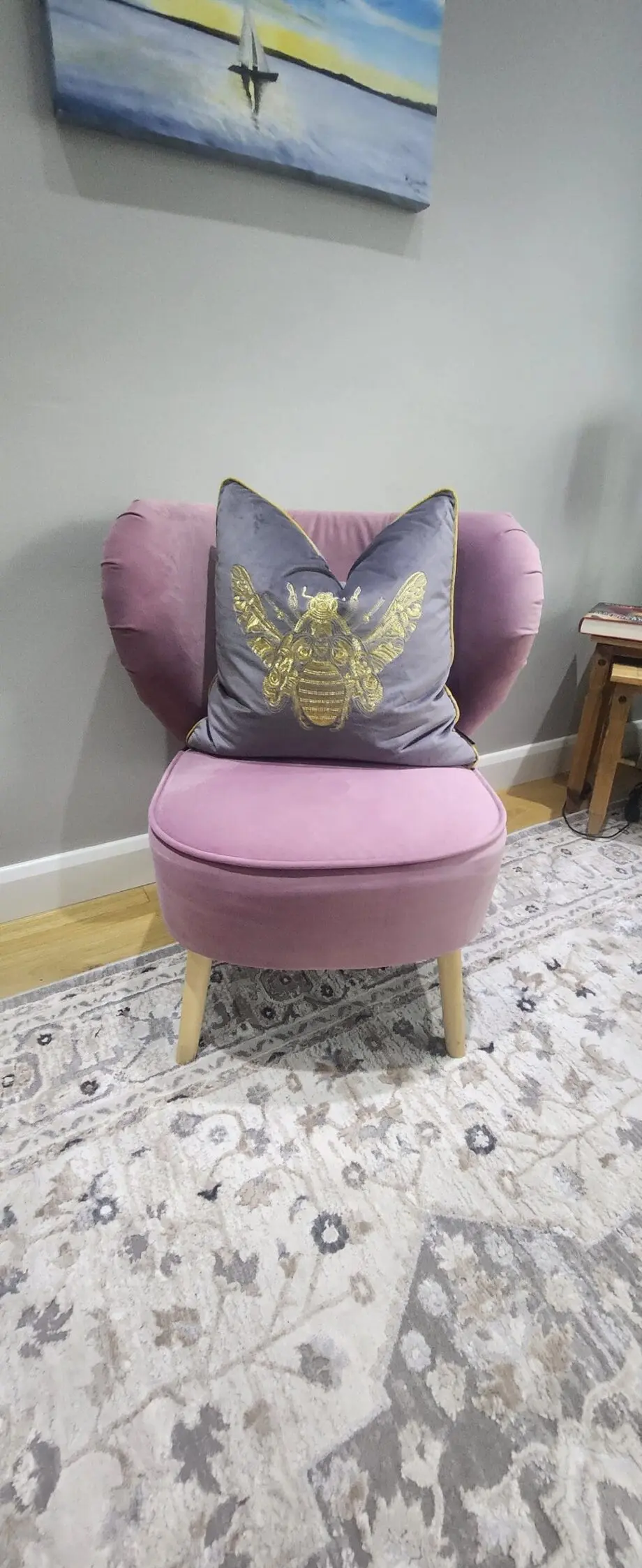Pink chair