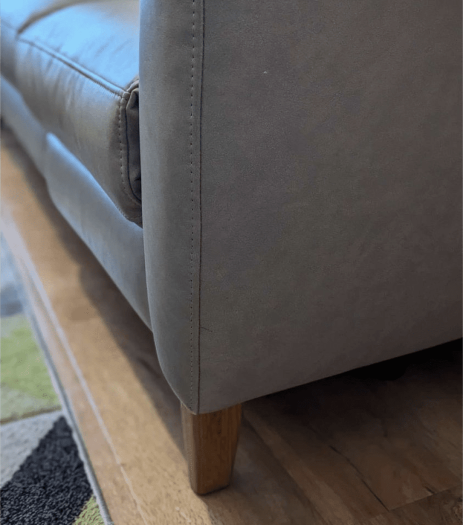 Oak Furniture Land - reclining sofa 3 seater - grey