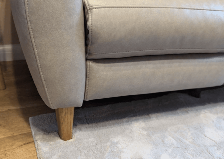 Oak Furniture Land - reclining sofa 2 seater - grey