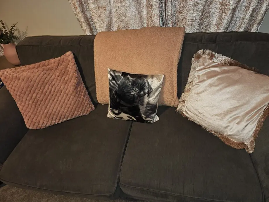 Grey DFS 2 seater sofa