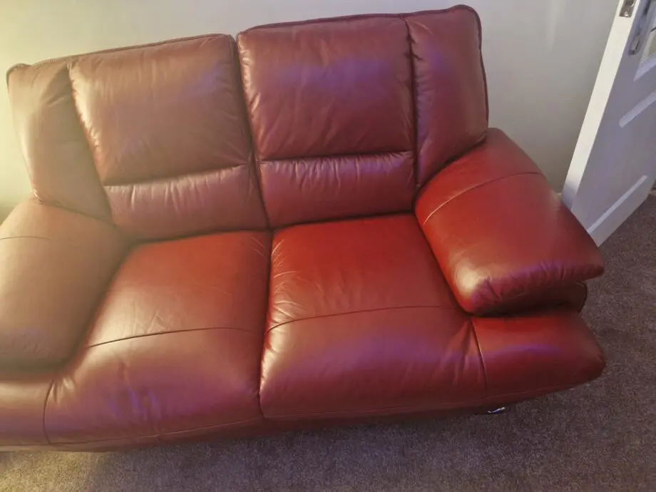 Wine 2 and 3 seater sofas