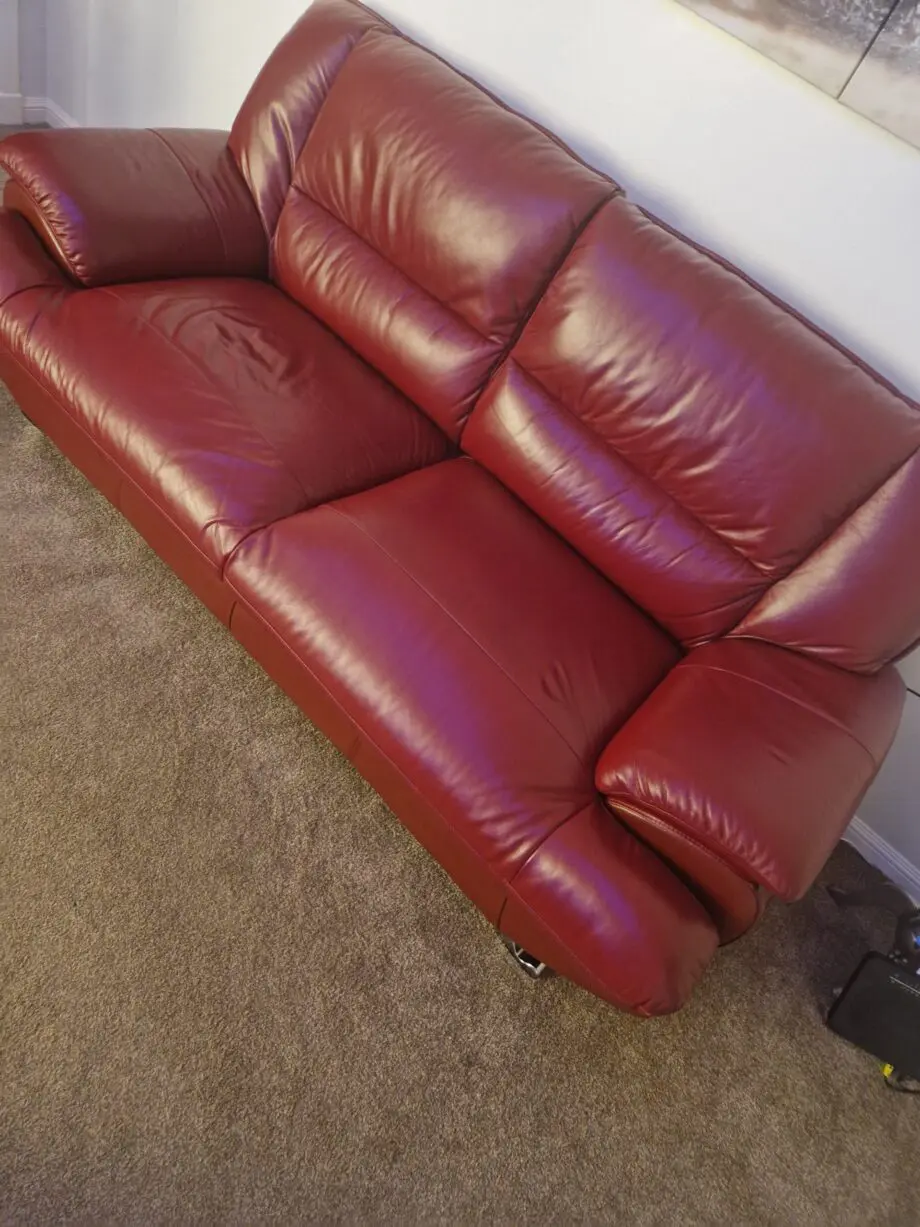 Wine 2 and 3 seater sofas
