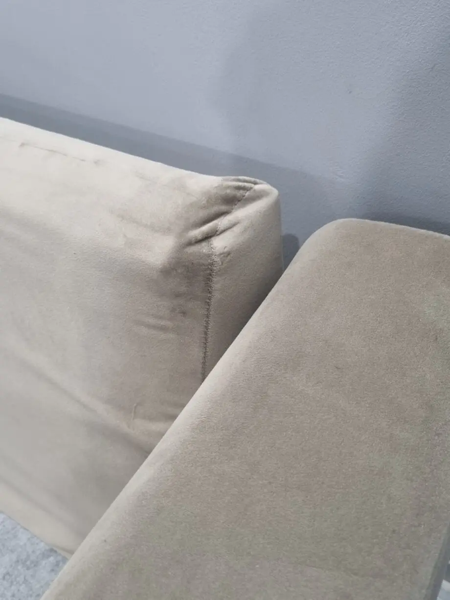 Mink Velvet Right Hand 3-4 Seater Corner Sofa