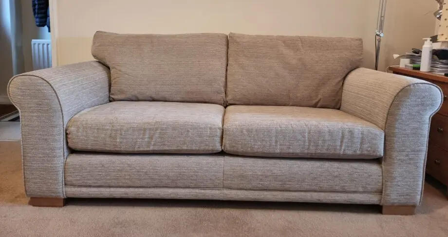 Next Sofa Set of 2 (large and medium 2-seaters) - Natural colour fabric