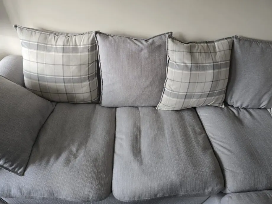 DFS Owen Pillow Back Left Hand Facing Arm Corner Sofa - Cotswold Ash Combination