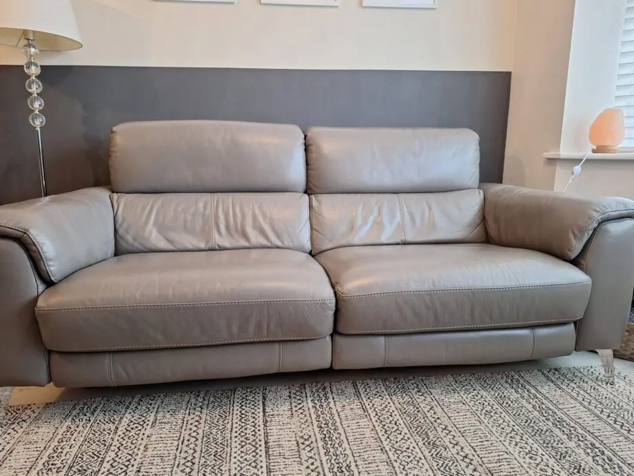 Sofology Illinois Power Recliner 3 Seater & Chair in Fossil Grey