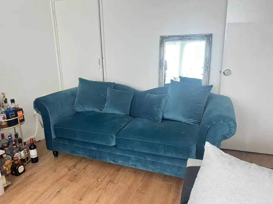 3 Seater Velvet Sofa