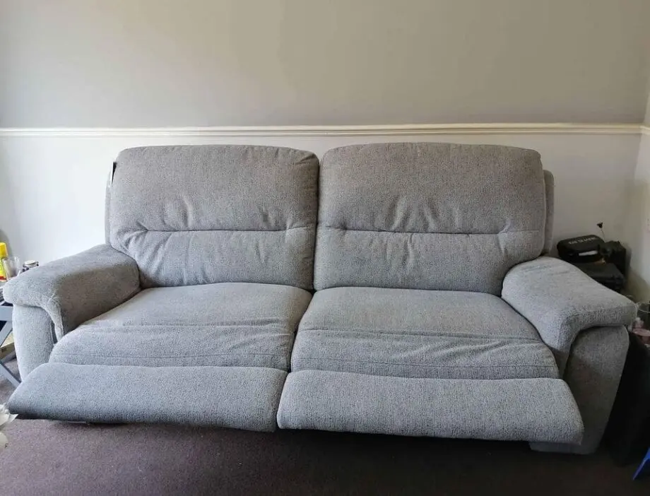 Two Three seater Recliners settees