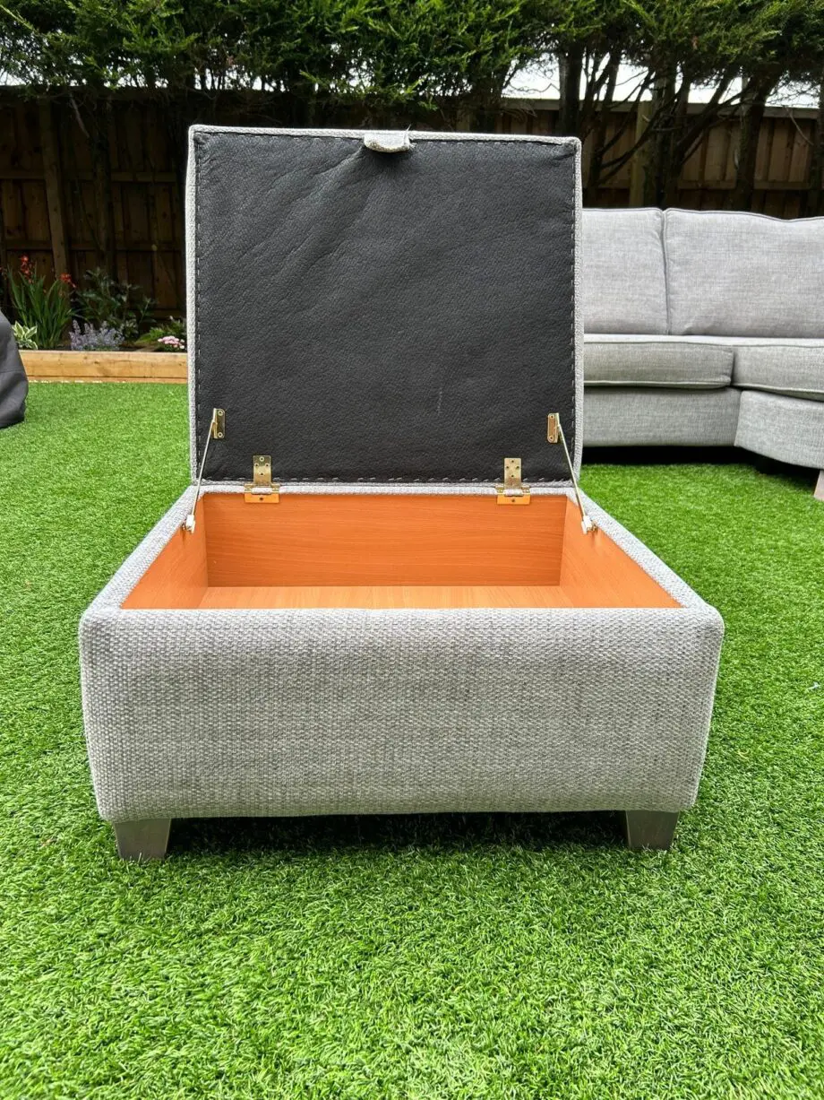 DFS sofa, Fenton 3 seater L shape, colour silver