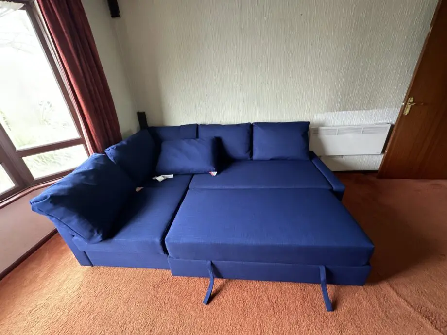 IKEA FRIHETEN Blue Sofa Bed