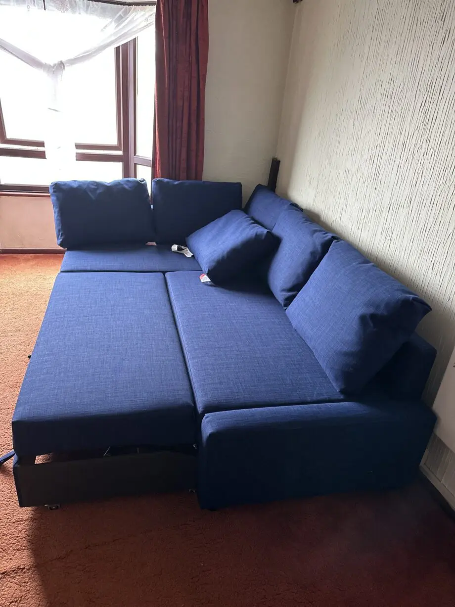 IKEA FRIHETEN Blue Sofa Bed