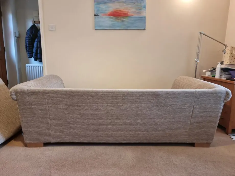 Next Sofa Set of 2 (large and medium 2-seaters) - Natural colour fabric
