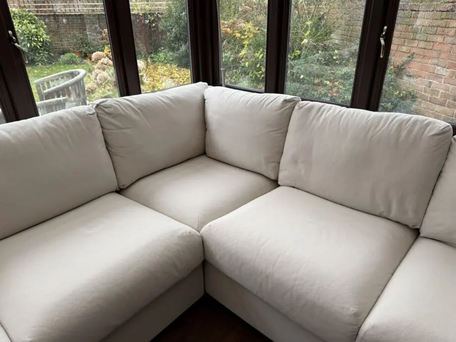 IKEA Vimle 4 Seater Corner Sofa Halarp Beige 2 Years Old