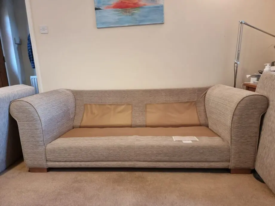 Next Sofa Set of 2 (large and medium 2-seaters) - Natural colour fabric