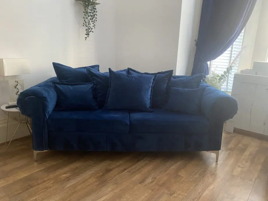 Royal Blue Sofa