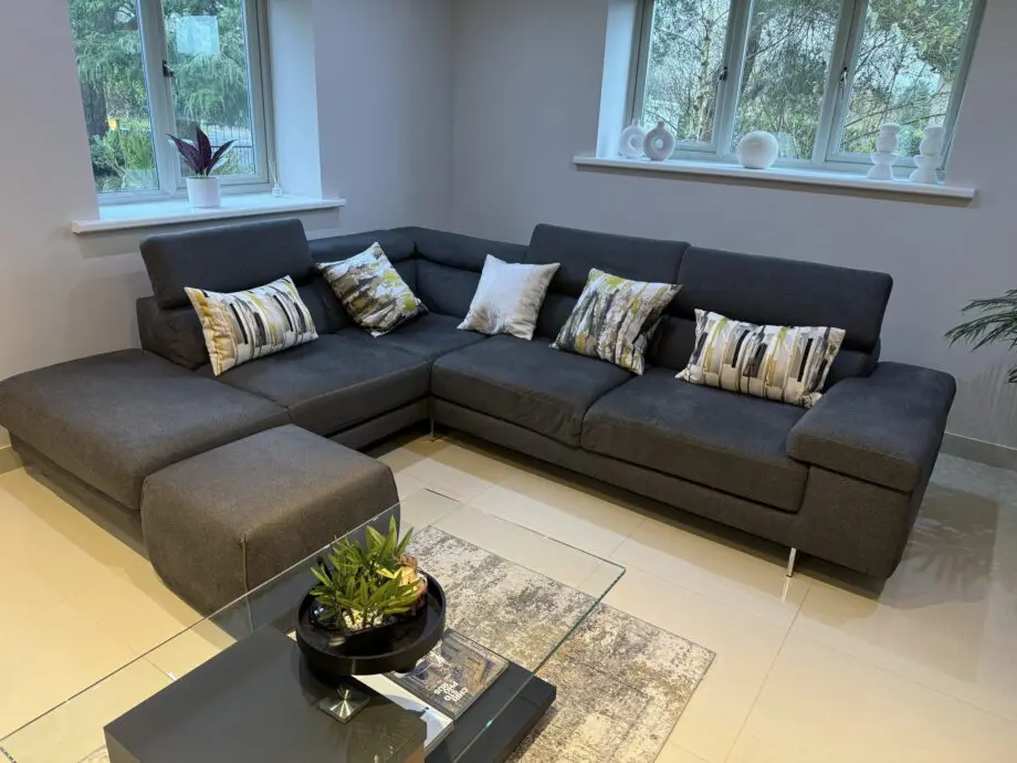 Natuzzi silcano corner sofa.