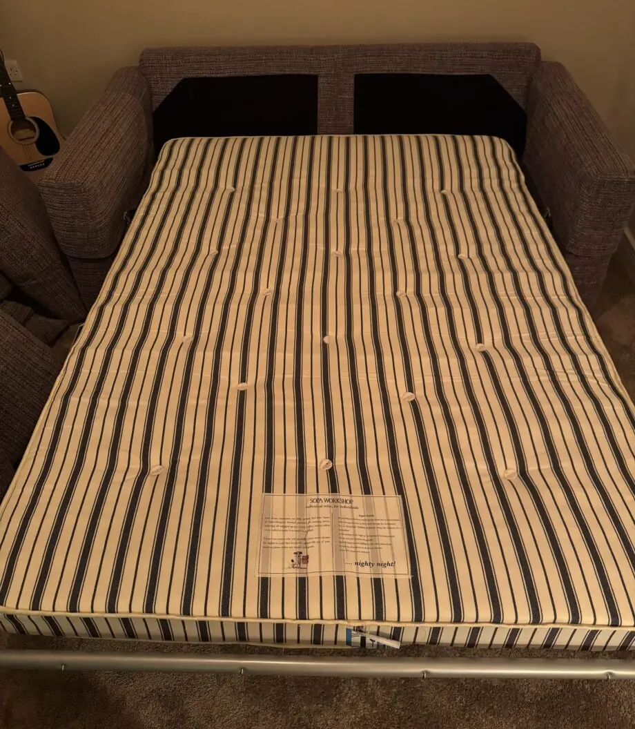 Sofa Workshop Grey Sofa Bed - Excellent