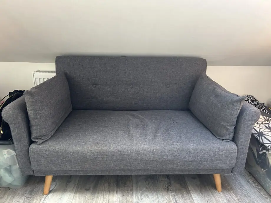 Small grey sofa