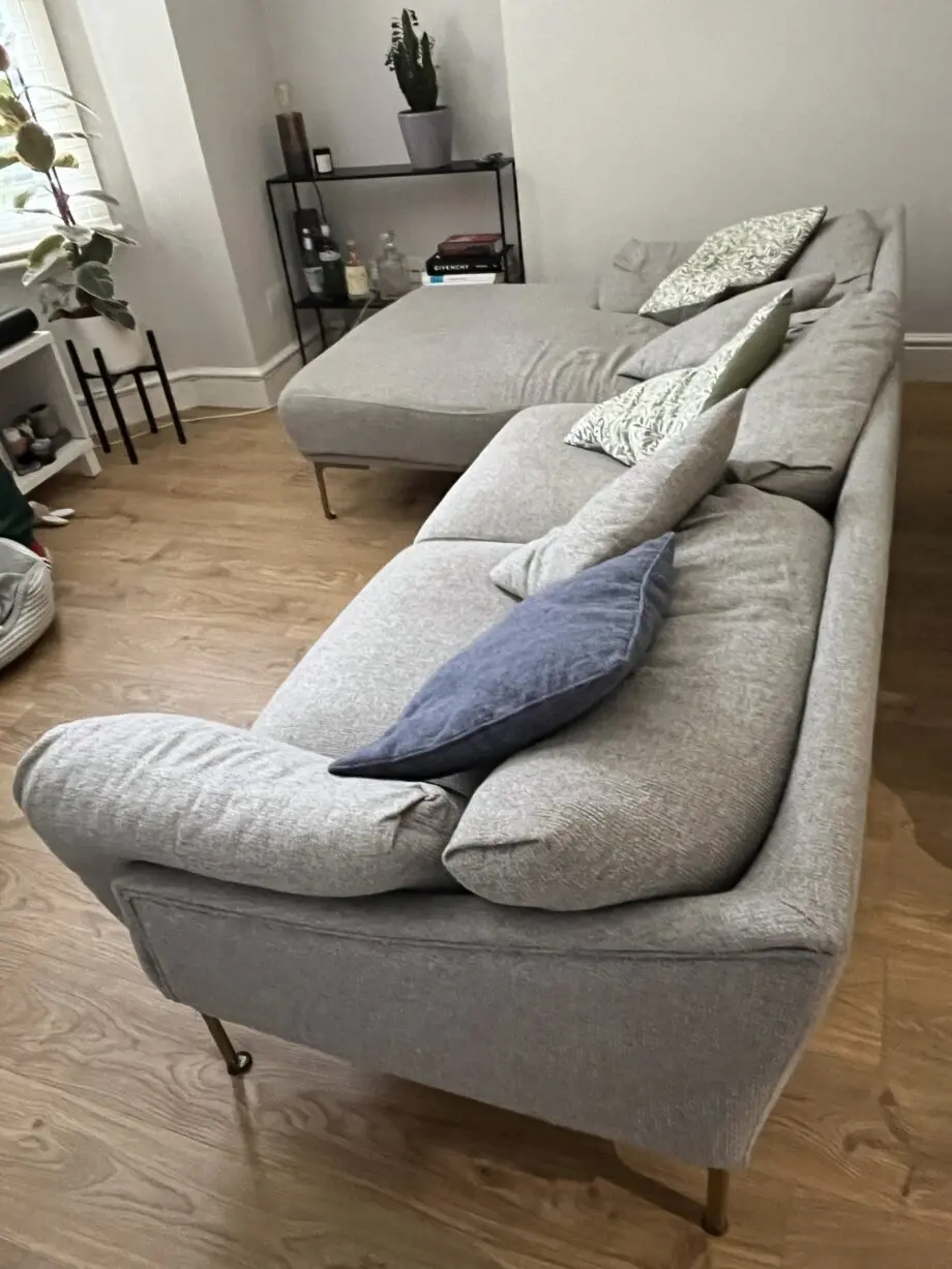 Corner Sofa by Vivense London - Grey