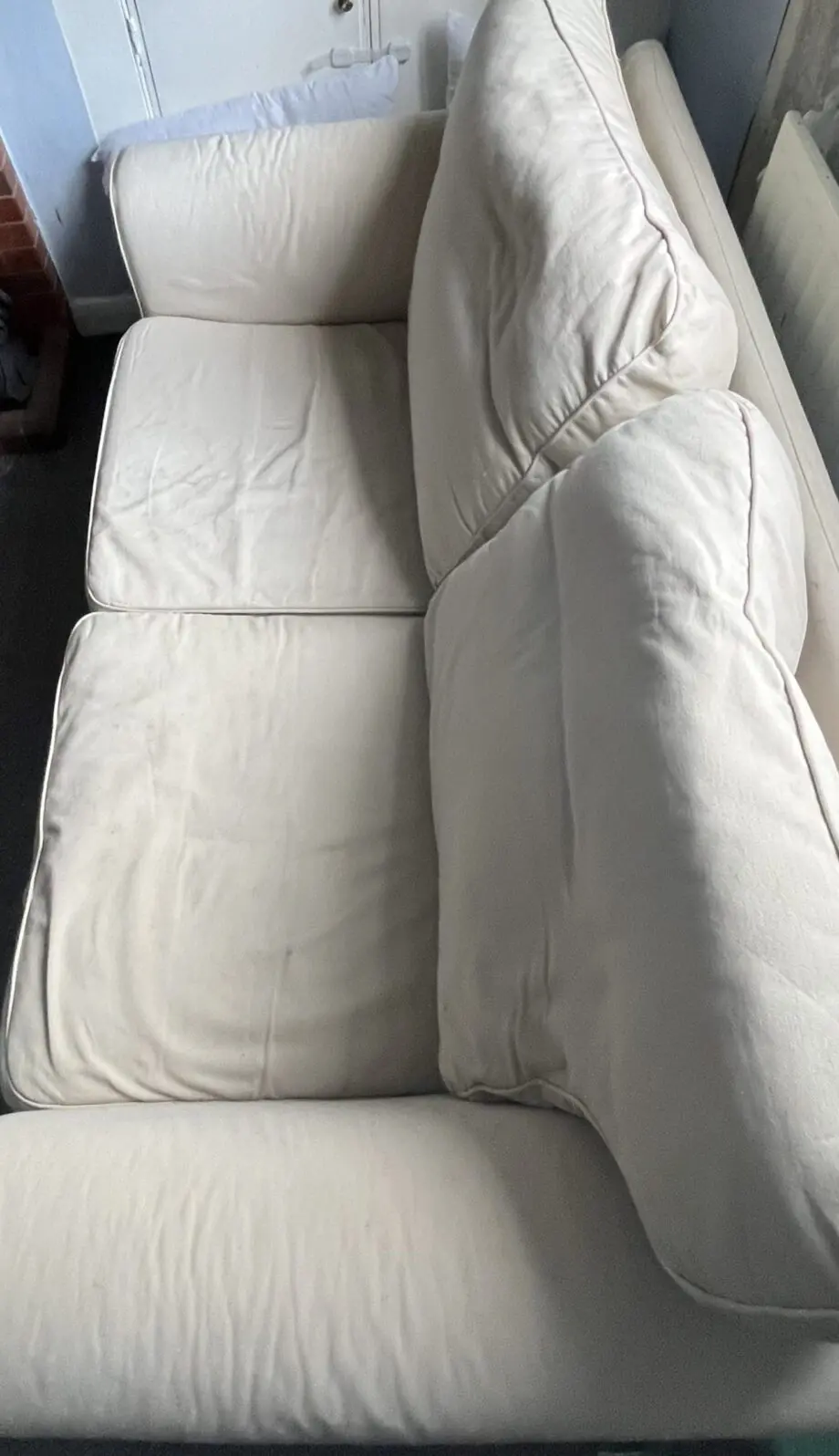 IKEA Ektorp two seater in beige with additional covers