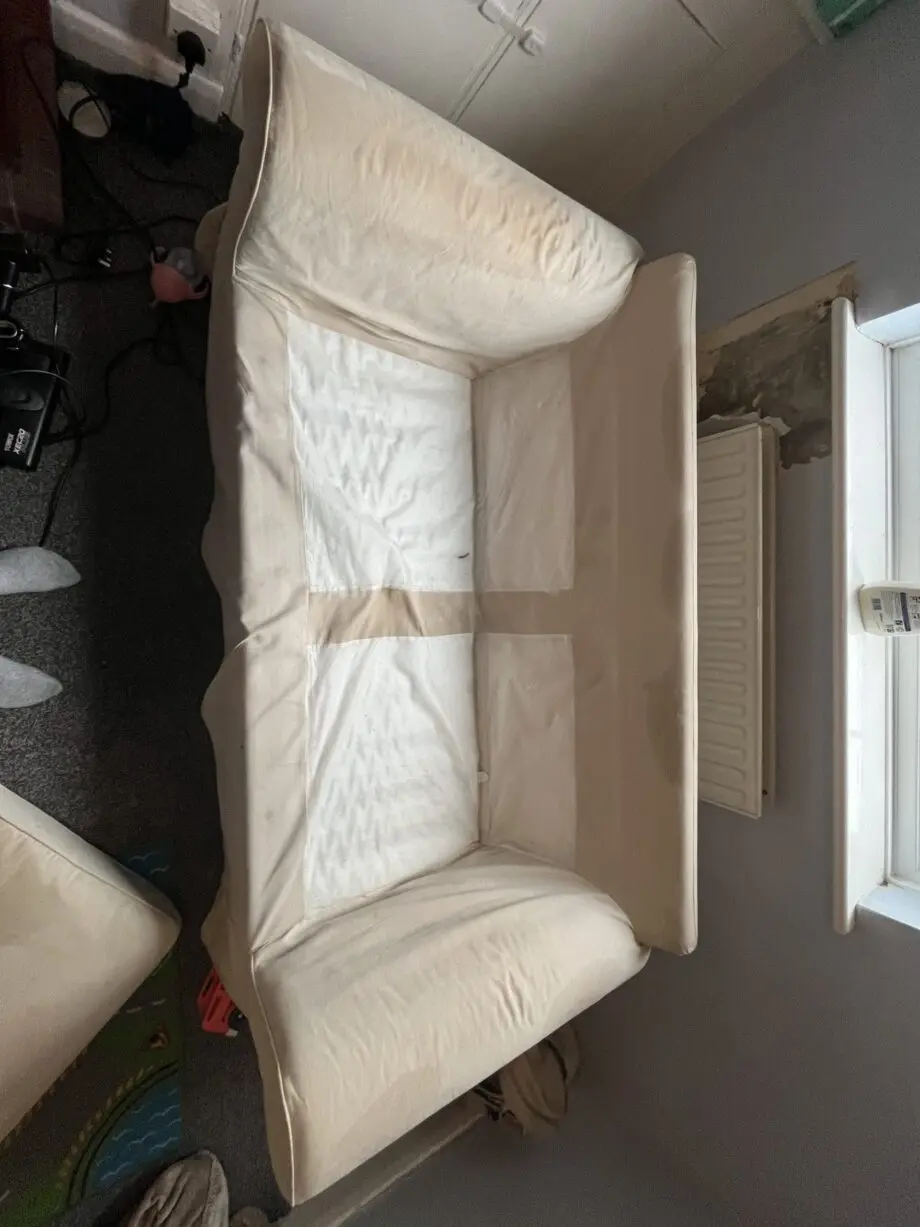 IKEA Ektorp two seater in beige with additional covers