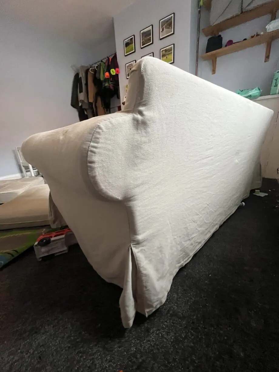 IKEA Ektorp two seater in beige with additional covers