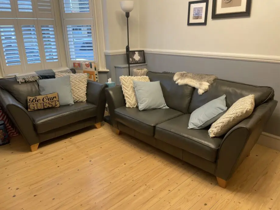 John Lewis Oslo Anthracite Sofa & Snuggler