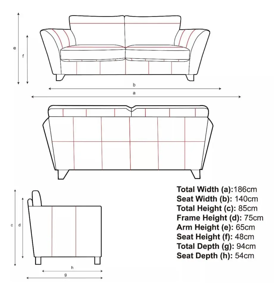 John Lewis Oslo Anthracite Sofa & Snuggler