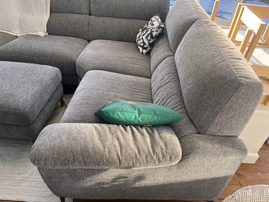 Left Hand facing Cornered Sofa (DFS, Soren, Charcoal)