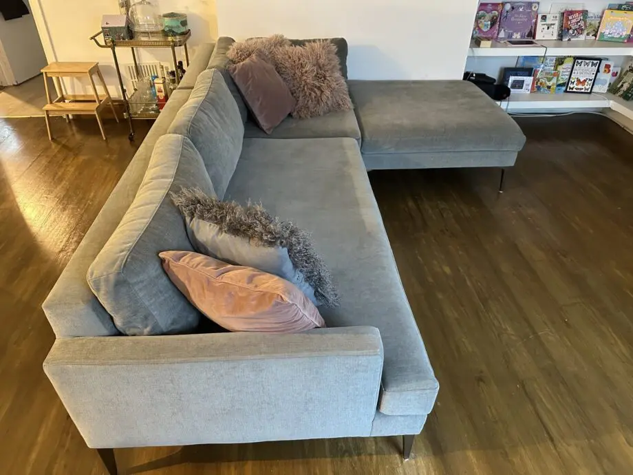 West Elm Andres sofa with chase