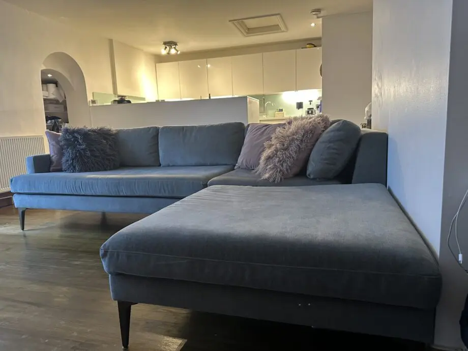West Elm Andres sofa with chase