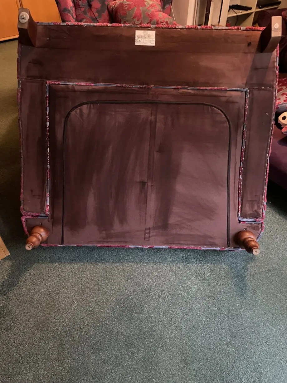 Sofology Liherte - Purple and Grey Fabric Love Seat