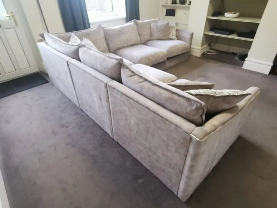 Corner Sofa - Silver - Modular - Loom Loft - Bella XL - RRP £2499