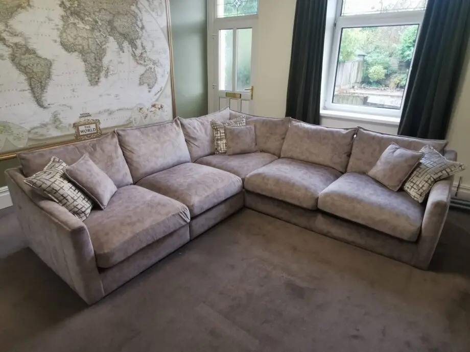 Corner Sofa - Silver - Modular - Loom Loft - Bella XL - RRP £2499