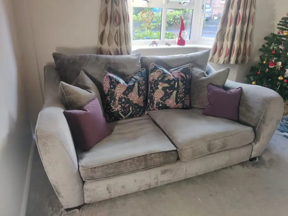 Grey 3-Seater Sofa