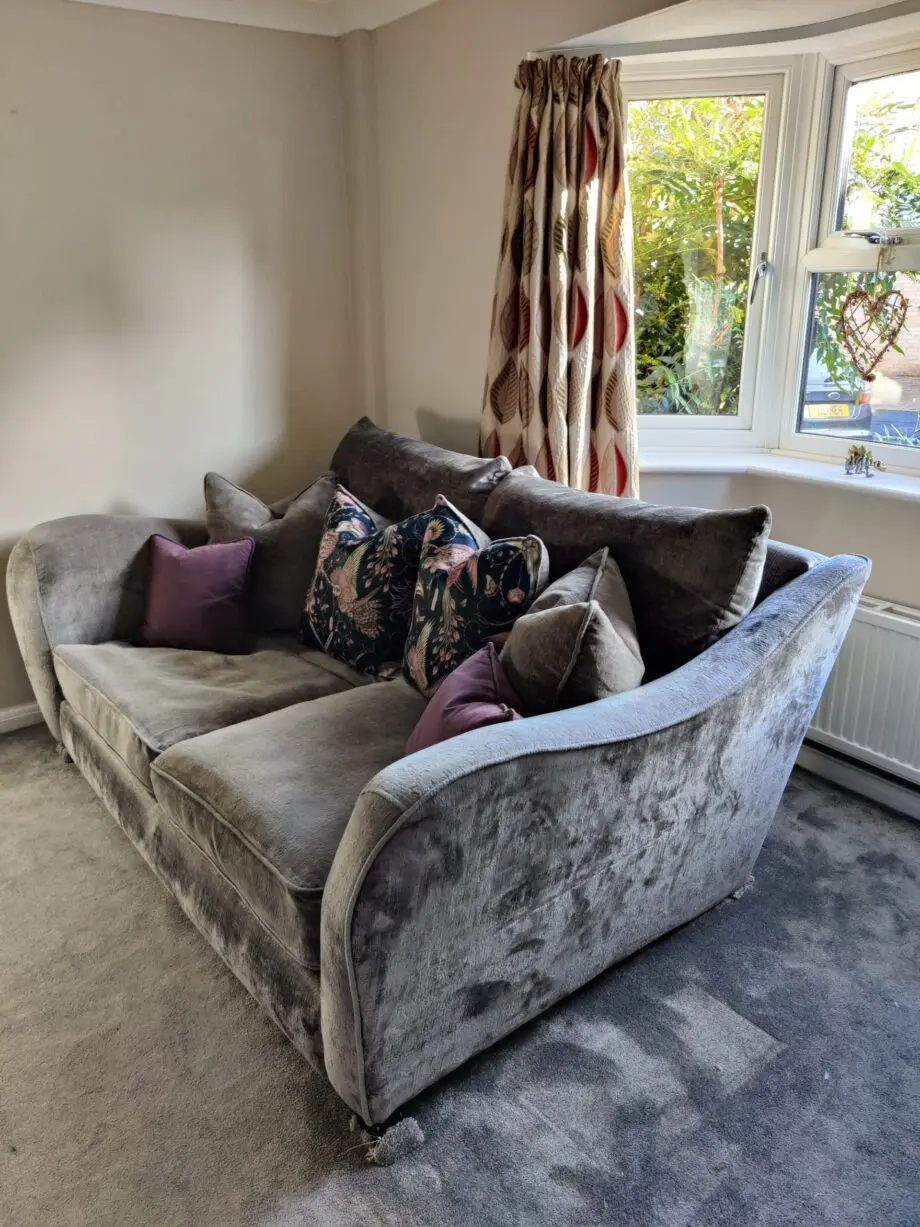Grey 3-Seater Sofa