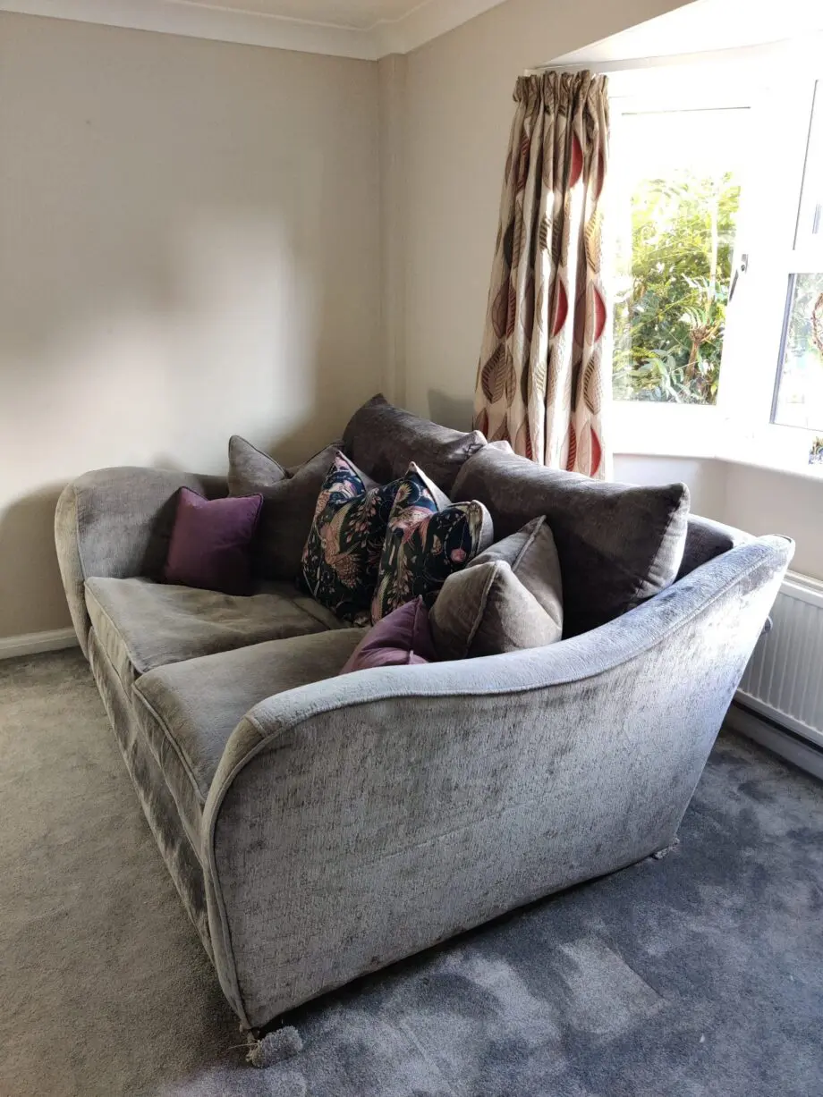 Grey 3-Seater Sofa