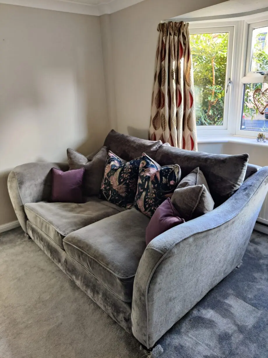 Grey 3-Seater Sofa