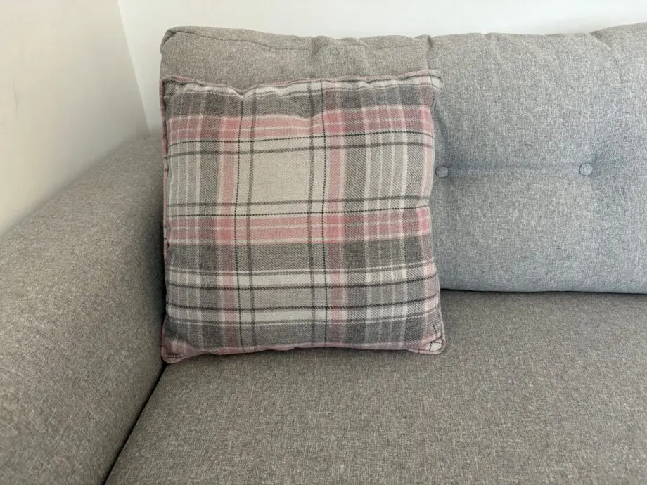 Sofology Demure 4 seater grey chaise sofa in perfect conditions