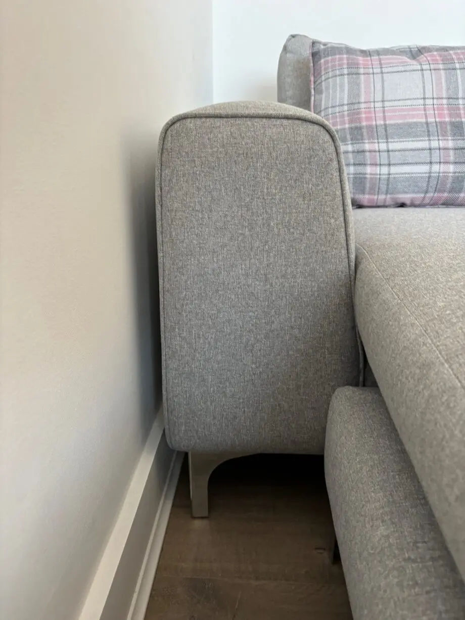 Sofology Demure 4 seater grey chaise sofa in perfect conditions